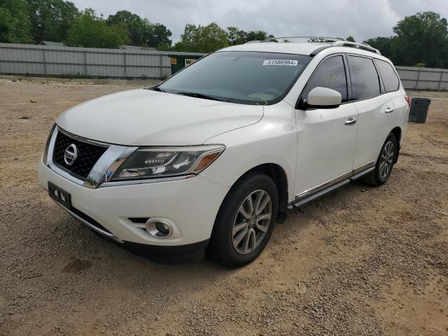 5N1AR2MN8EC612038 - 2014 NISSAN PATHFINDER S WHITE photo 1