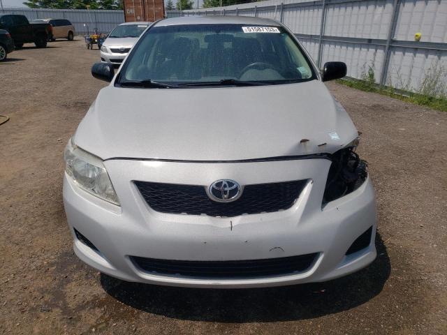 2T1BU4EE4AC253709 - 2010 TOYOTA COROLLA BASE SILVER photo 5
