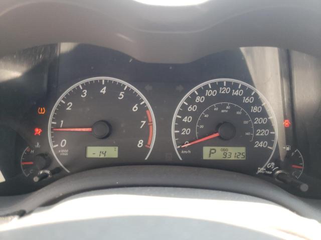 2T1BU4EE4AC253709 - 2010 TOYOTA COROLLA BASE SILVER photo 9