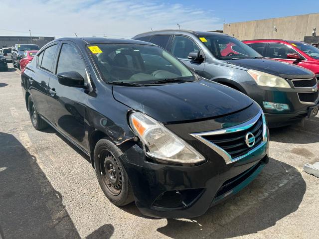 3N1CN7AP9HL806097 - 2017 NISSAN VERSA S BLACK photo 1