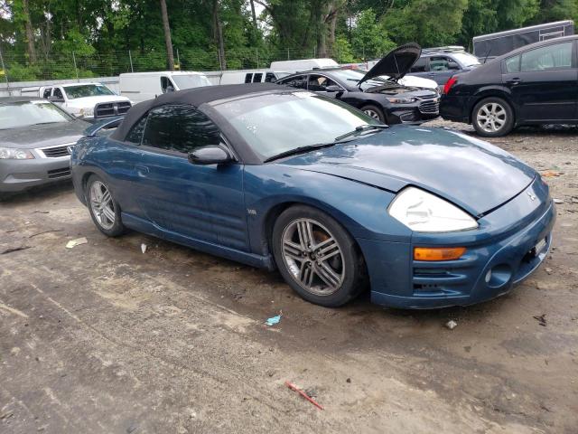 4A3AE55H54E094593 - 2004 MITSUBISHI ECLIPSE SPYDER GT BLUE photo 4