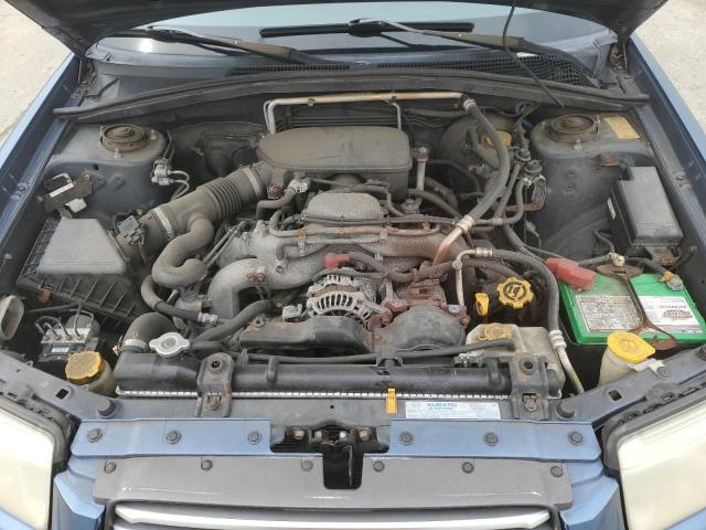 JF1SG63657H717759 - 2007 SUBARU FORESTER 2.5X BLUE photo 12