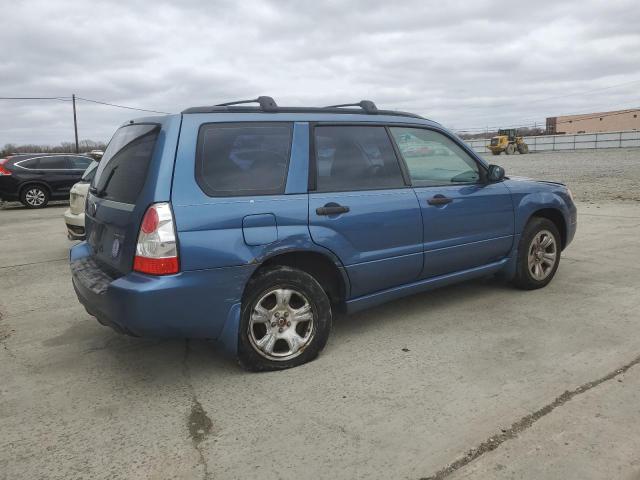 JF1SG63657H717759 - 2007 SUBARU FORESTER 2.5X BLUE photo 3