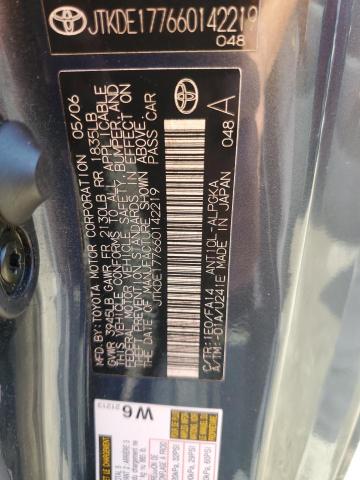 JTKDE177660142219 - 2006 TOYOTA SCION TC 黑色 照片 12