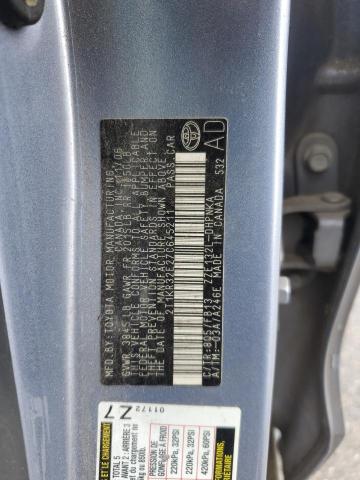 2T1KR32E27C645211 - 2007 TOYOTA COROLLA MA XR BLUE photo 13