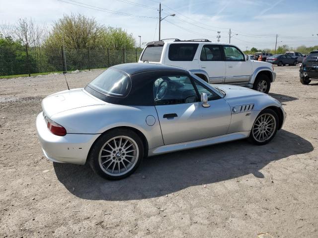 4USCN53442LL50303 - 2002 BMW Z3 3.0 SILVER photo 3