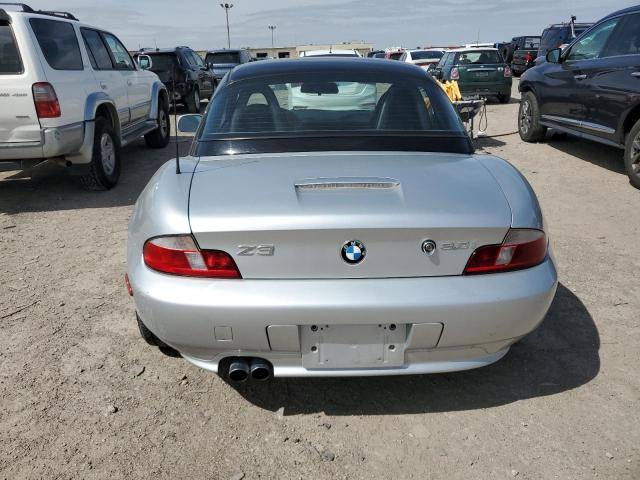 4USCN53442LL50303 - 2002 BMW Z3 3.0 SILVER photo 6