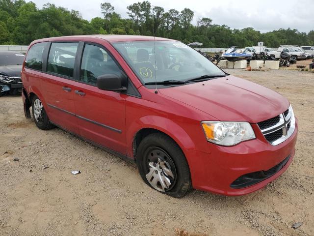 2C4RDGBG7FR624987 - 2015 DODGE GRAND CARA SE RED photo 4