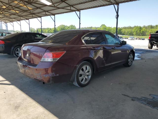 1HGCP26749A135970 - 2009 HONDA ACCORD EX BURGUNDY photo 3