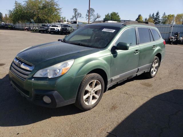 4S4BRBCC4D3233072 - 2013 SUBARU OUTBACK 2.5I PREMIUM GREEN photo 1