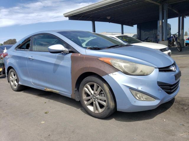 KMHDH6AE4DU020544 - 2013 HYUNDAI ELANTRA CO GS BLUE photo 4