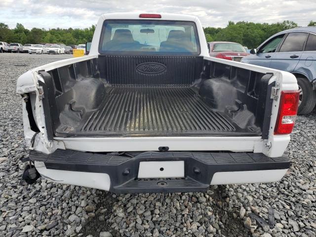 1FTYR10D49PA13503 - 2009 FORD RANGER WHITE photo 6