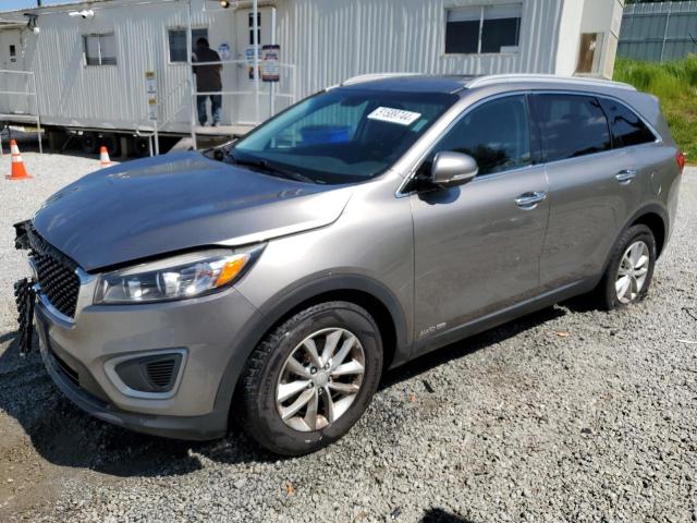 5XYPGDA58HG220178 - 2017 KIA SORENTO LX GRAY photo 1