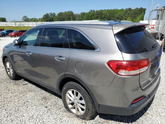 5XYPGDA58HG220178 - 2017 KIA SORENTO LX GRAY photo 2