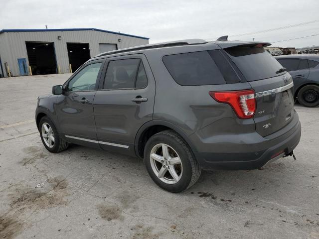 1FM5K7D89KGA08399 - 2019 FORD EXPLORER XLT GRAY photo 2