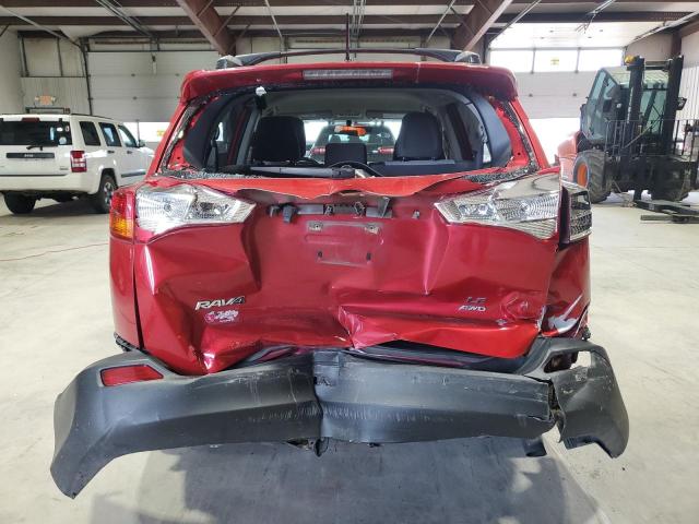 JTMBFREV6FJ034043 - 2015 TOYOTA RAV4 LE RED photo 6