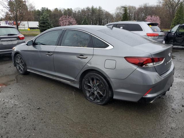 5NPE34AB1JH673789 - 2018 HYUNDAI SONATA SPORT GRAY photo 2