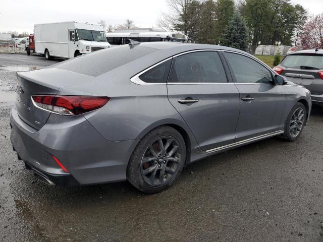 5NPE34AB1JH673789 - 2018 HYUNDAI SONATA SPORT GRAY photo 3