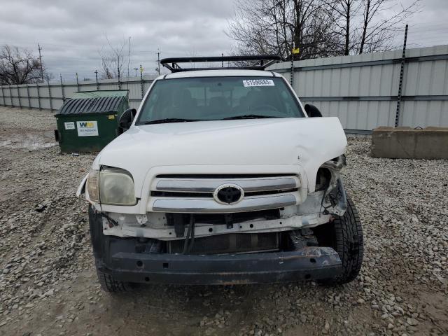5TBRU34195S447729 - 2005 TOYOTA TUNDRA ACCESS CAB SR5 WHITE photo 5