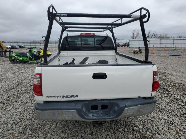 5TBRU34195S447729 - 2005 TOYOTA TUNDRA ACCESS CAB SR5 WHITE photo 6