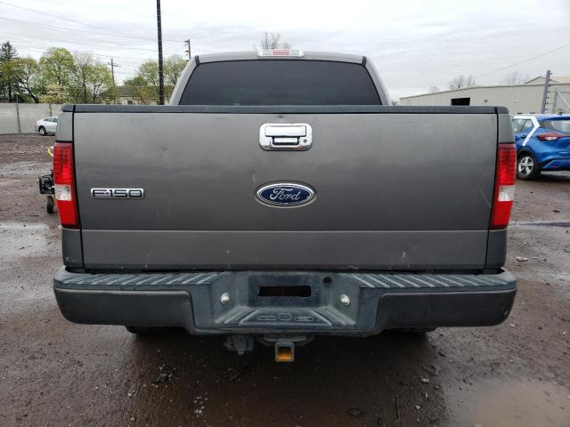 1FTPW14524KA76001 - 2004 FORD F150 SUPERCREW GRAY photo 6