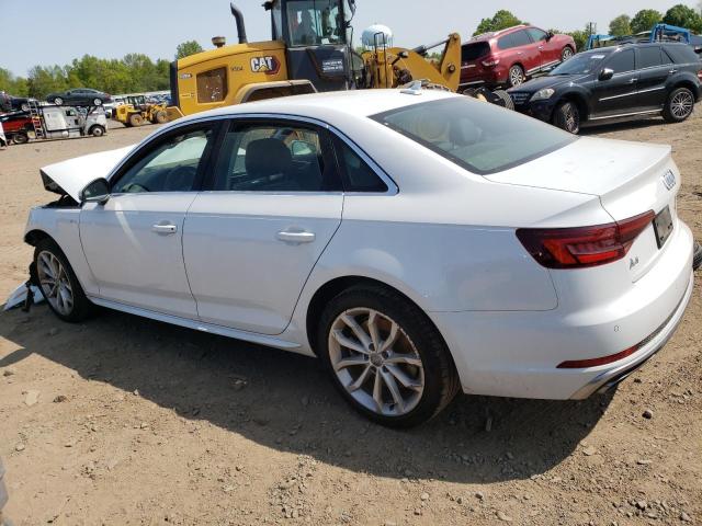 WAUENAF42KN012256 - 2019 AUDI A4 PREMIUM PLUS WHITE photo 2