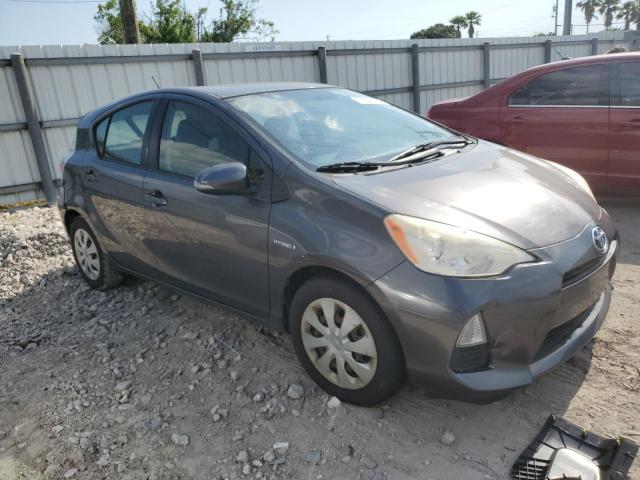 JTDKDTB34D1054388 - 2013 TOYOTA PRIUS C GRAY photo 4