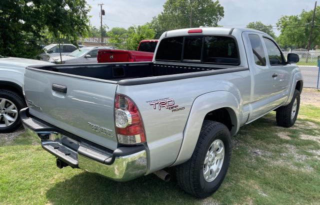 5TETU62N49Z655496 - 2009 TOYOTA TACOMA PRERUNNER ACCESS CAB SILVER photo 4