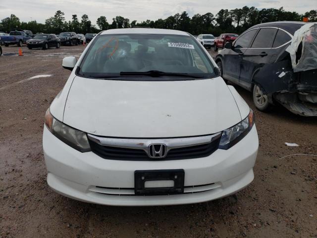 2HGFB2F67CH528406 - 2012 HONDA CIVIC HF WHITE photo 5