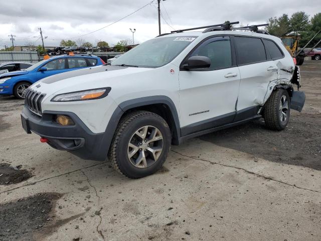 1C4PJMBS1EW163309 - 2014 JEEP CHEROKEE TRAILHAWK თეთრი ფოტო 1