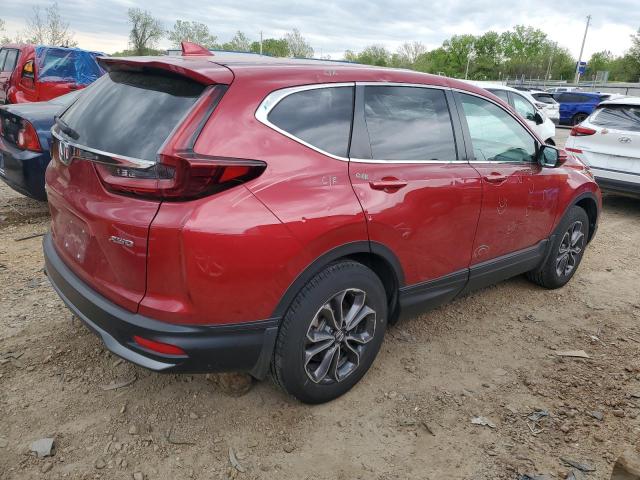 7FARW2H57NE023046 - 2022 HONDA CR-V EX RED photo 3