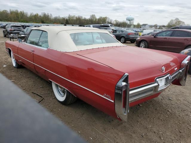 F6287812 - 1966 CADILLAC DEVILLE RED photo 2