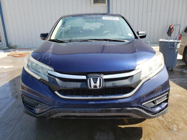 3CZRM3H30FG712115 - 2015 HONDA CR-V LX BLUE photo 5