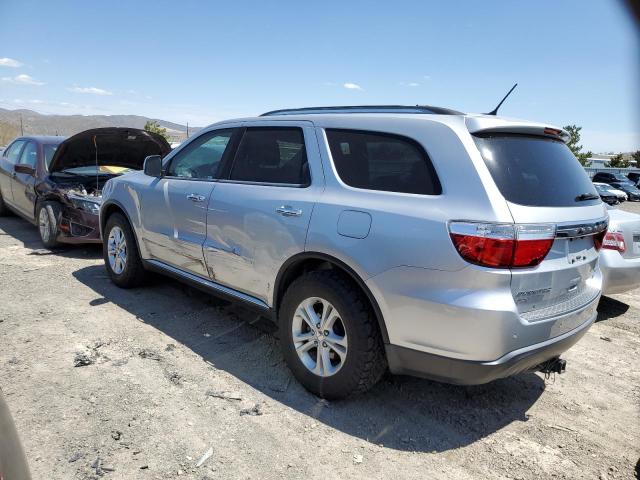 1C4RDJDG8DC637568 - 2013 DODGE DURANGO CREW SILVER photo 2