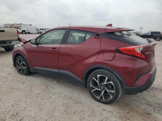 JTNKHMBX4J1008841 - 2018 TOYOTA C-HR XLE MAROON photo 2