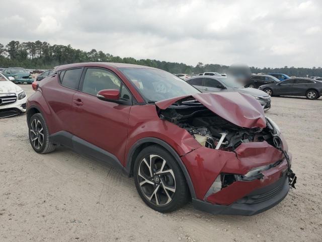 JTNKHMBX4J1008841 - 2018 TOYOTA C-HR XLE MAROON photo 4