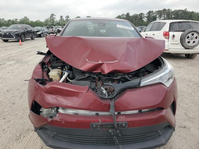 JTNKHMBX4J1008841 - 2018 TOYOTA C-HR XLE MAROON photo 5