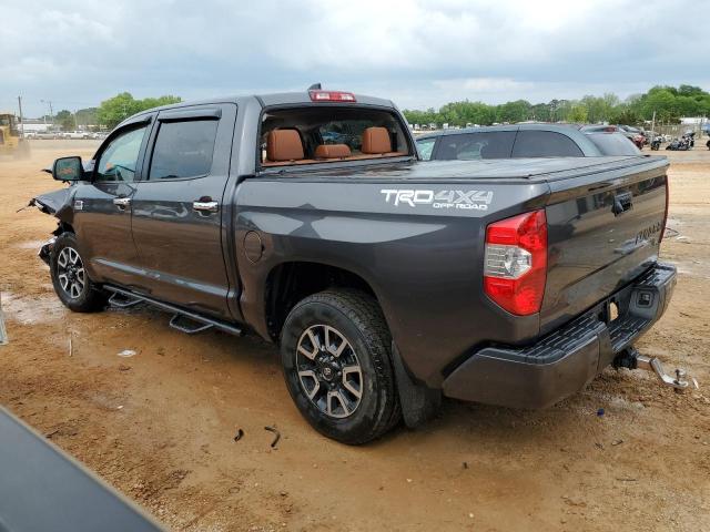 5TFAY5F10LX934536 - 2020 TOYOTA TUNDRA CREWMAX 1794 GRAY photo 2