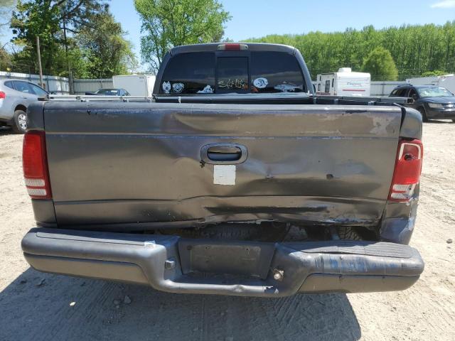 1D7HL32X43S358271 - 2003 DODGE DAKOTA SPORT GRAY photo 6