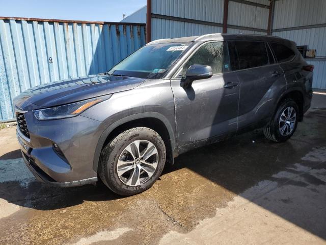 5TDGZRBH4MS554771 - 2021 TOYOTA HIGHLANDER XLE GRAY photo 1