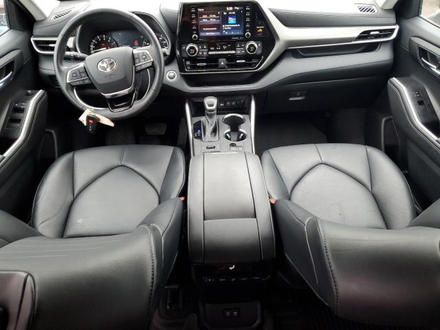 5TDGZRBH4MS554771 - 2021 TOYOTA HIGHLANDER XLE GRAY photo 8