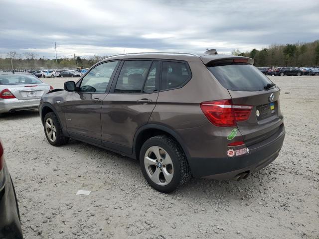 5UXWX5C56BL701443 - 2011 BMW X3 XDRIVE28I BROWN photo 2