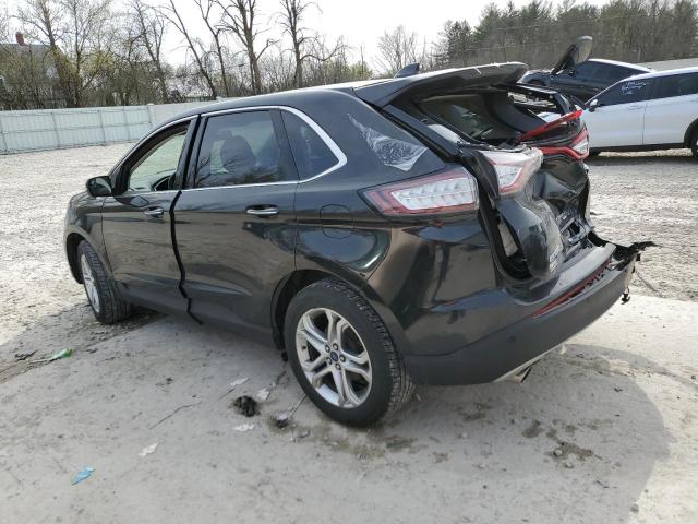 2FMTK4K80FBB48427 - 2015 FORD EDGE TITANIUM BLACK photo 2