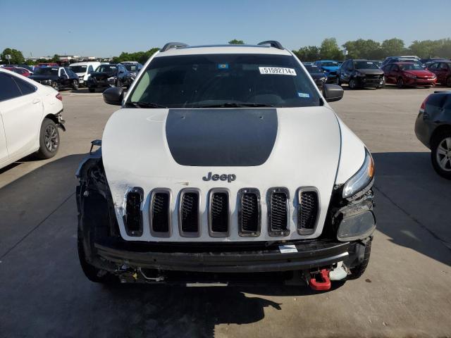 1C4PJMBB9HW525729 - 2017 JEEP CHEROKEE TRAILHAWK WHITE photo 5