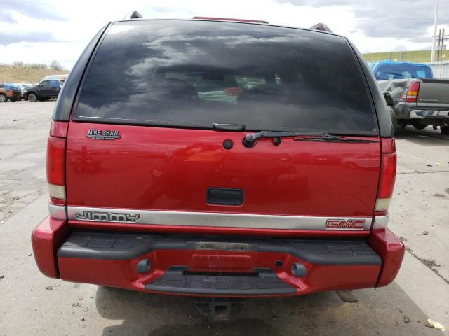 1GKDT13W4Y2119107 - 2000 GMC JIMMY / EN RED photo 6