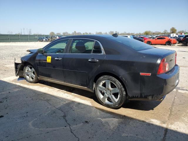 1G1ZC5E04CF201222 - 2012 CHEVROLET MALIBU 1LT BLACK photo 2