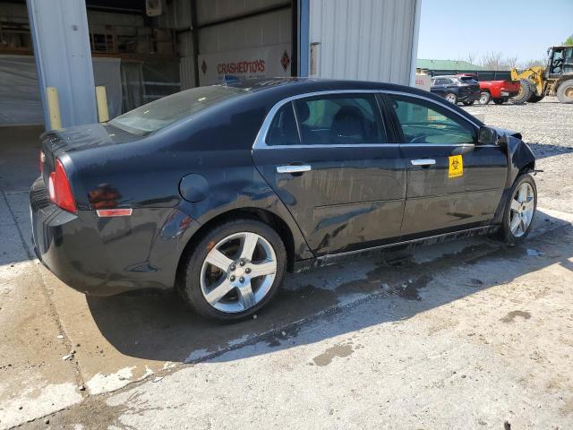 1G1ZC5E04CF201222 - 2012 CHEVROLET MALIBU 1LT BLACK photo 3