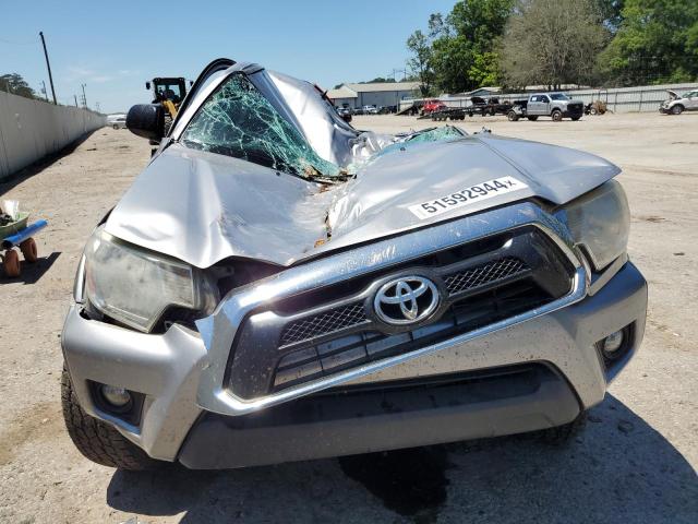 5TFJU4GN7FX080642 - 2015 TOYOTA TACOMA DOUBLE CAB PRERUNNER SILVER photo 5