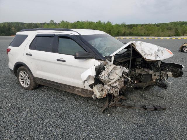 1FM5K8B88HGE27619 - 2017 FORD EXPLORER WHITE photo 4