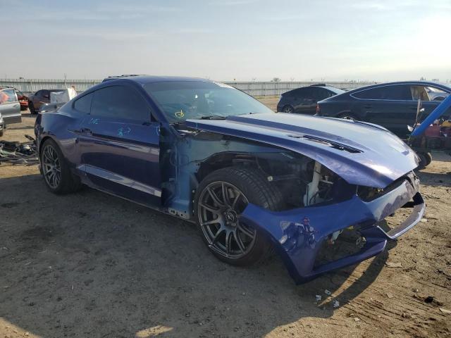 1FA6P8CF8G5262162 - 2016 FORD MUSTANG GT BLUE photo 4